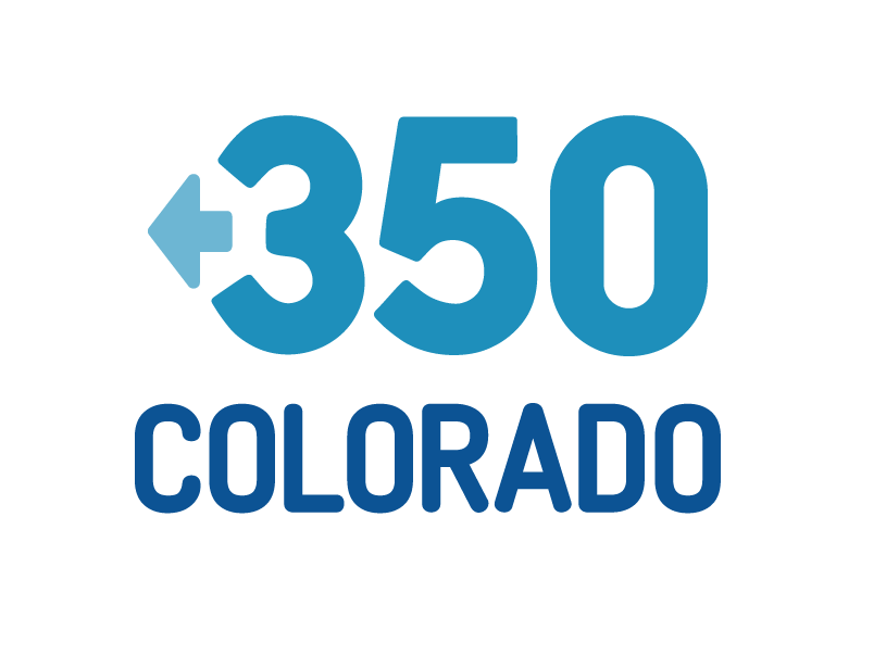 Logo for "350 COLORADO"