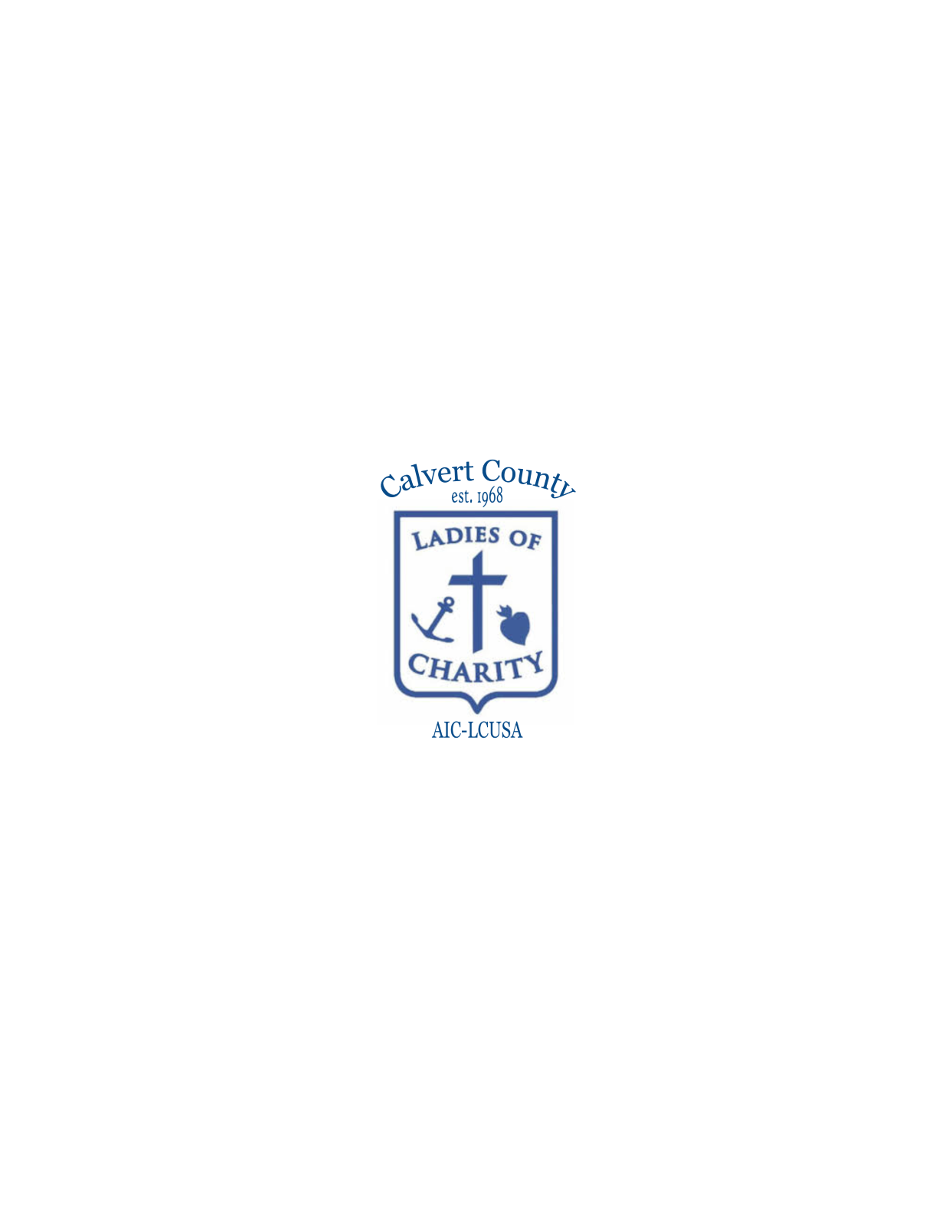Logo for "Ladies of Charity Calvert County Inc"