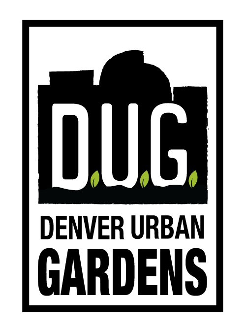 Logo for "Denver Urban Gardens"