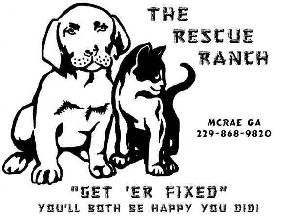 Logo for "THE RESCUE RANCH INC"