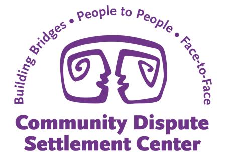 Logo for "COMMUNITY DISPUTE SETTLEMENT CENTER INC"