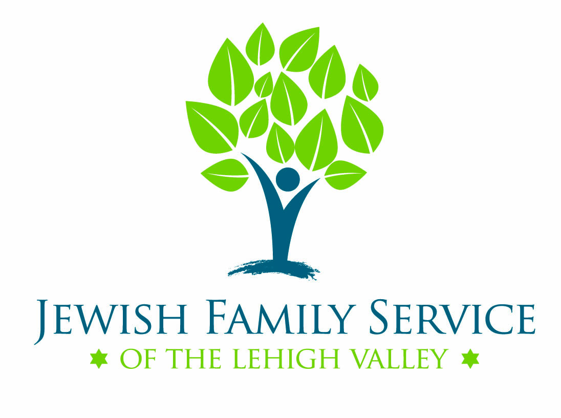 Logo for "JEWISH FAMILY SERVICE OF THE LEHIGH
VALLEY"