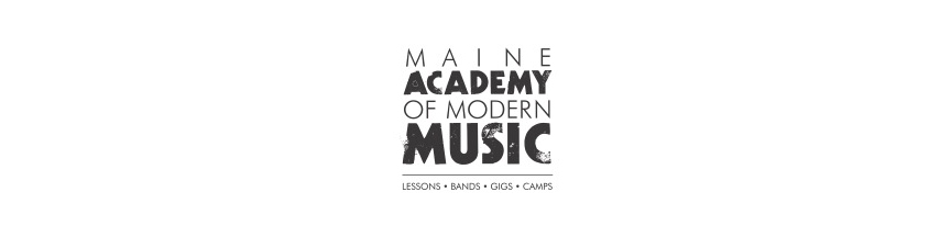 Logo for "Maine Academy of Modern Music"