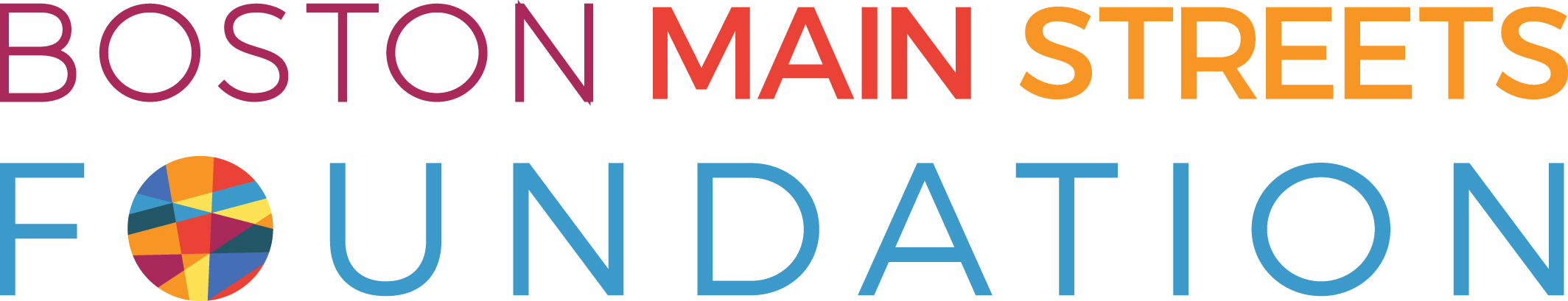 Logo for "BOSTON MAIN STREETS FOUNDATION"