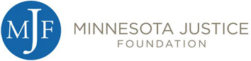 Logo for "MINNESOTA JUSTICE FOUNDATION"