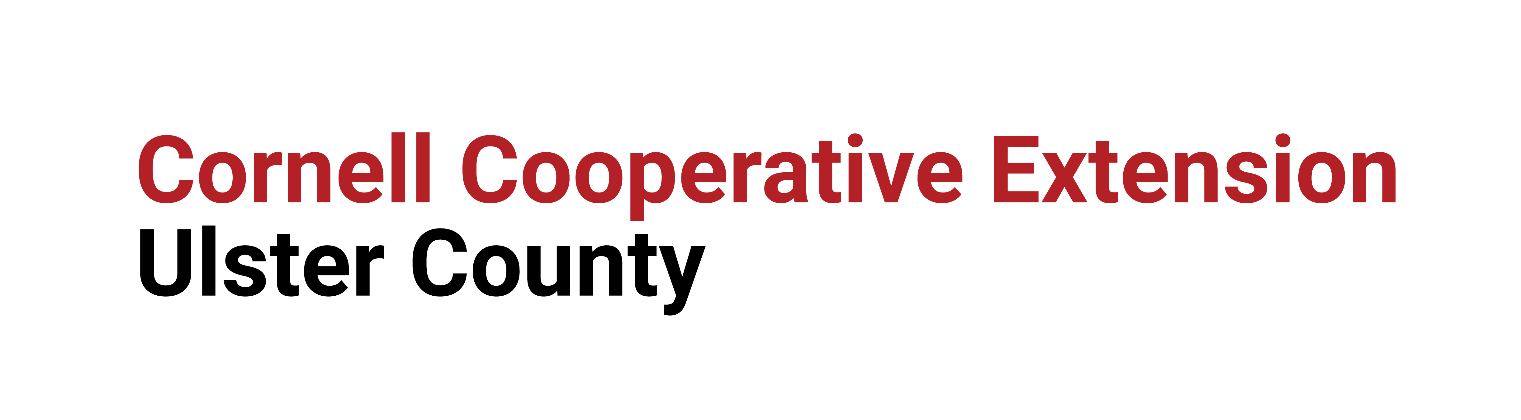 Logo for "Cornell Cooperative Extension Ulster County"