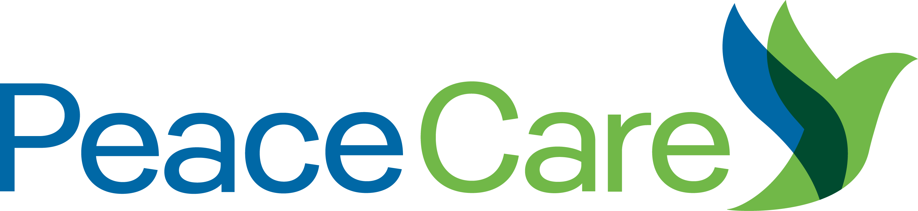 Logo for "PEACE CARE INC"
