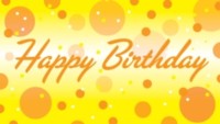 CharityChoice Yellow - Birthday Card