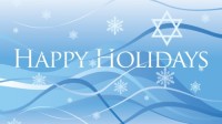 CharityChoice Star of David - Happy Holidays Card