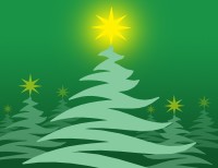 CharityChoice Green Forest and Tree Card