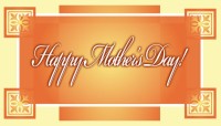 CharityChoice Orange - Mothers Day Card