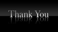 CharityChoice Black Elegant - Thank You Card