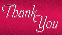 CharityChoice Red - Thank You Card