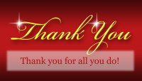 CharityChoice Customizable Thank You Elegant Card