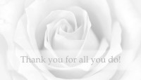 CharityChoice Customizable Thank You Flower Card