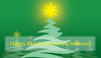CharityChoice Customize Green Forest and Tree Card