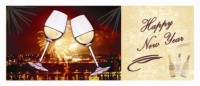 CharityChoice Happy New Year Champaign Card