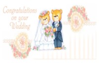 CharityChoice Wedding Bears Card