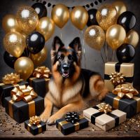 CharityChoice Birthday Dog 5 Card