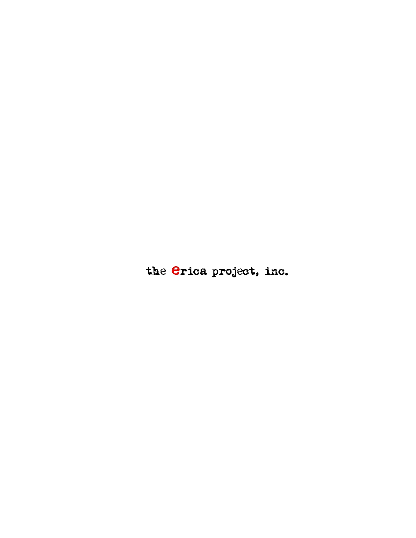The Erica Project, Inc.