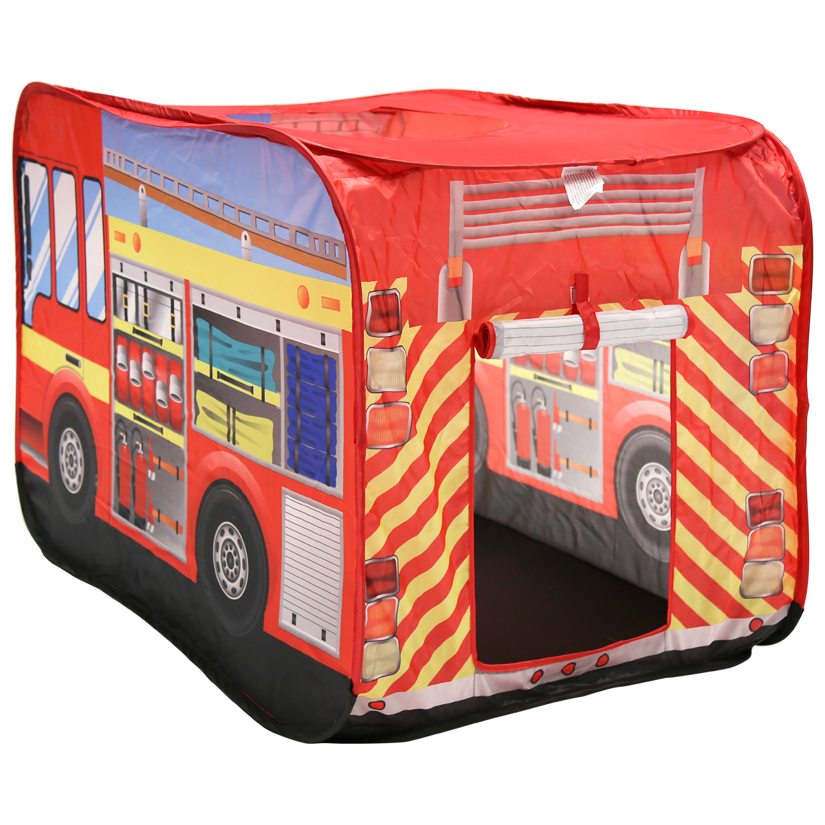 pop up fire engine play tent