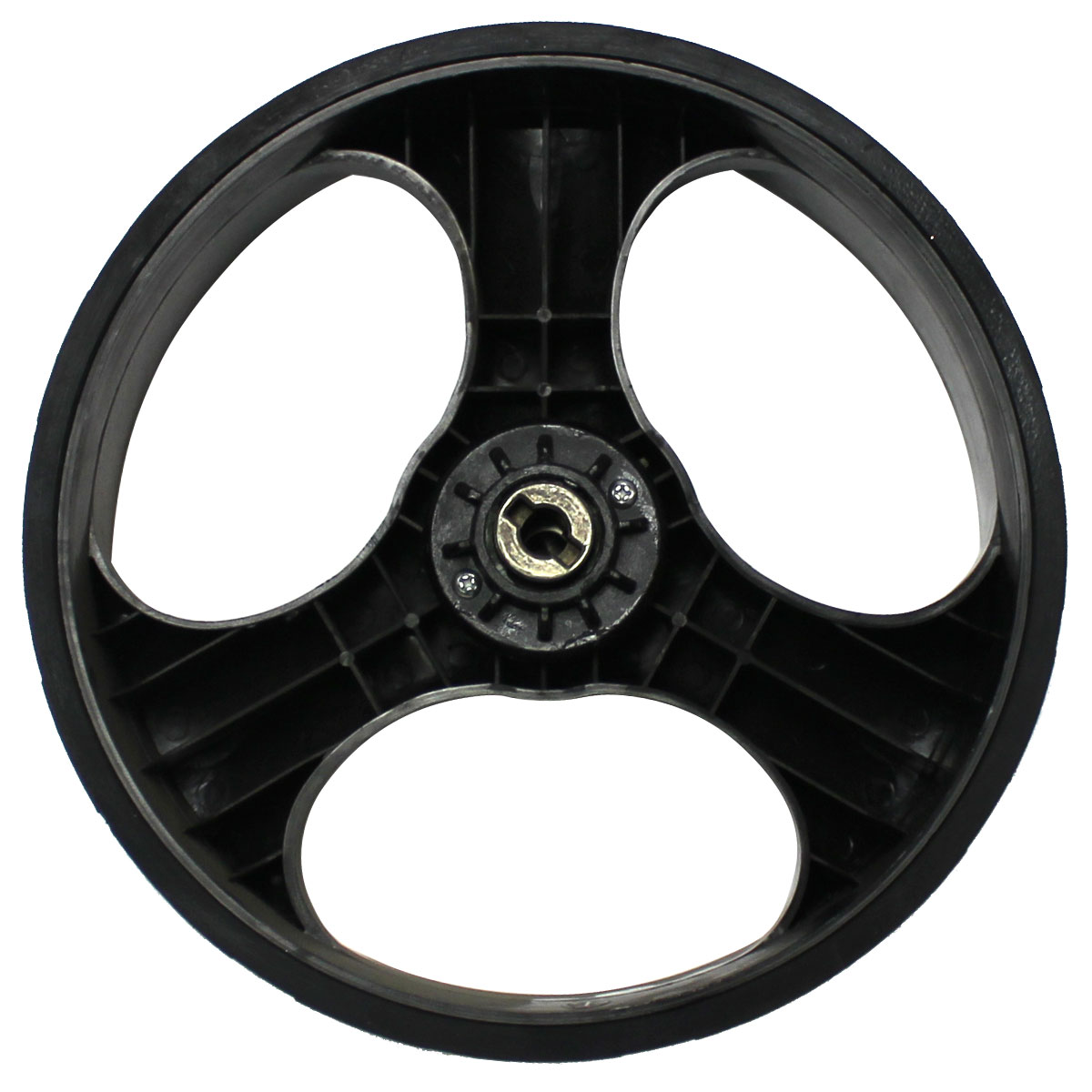 Charles Bentley Golf Trolley Spare Replacement Left Wheel in Black