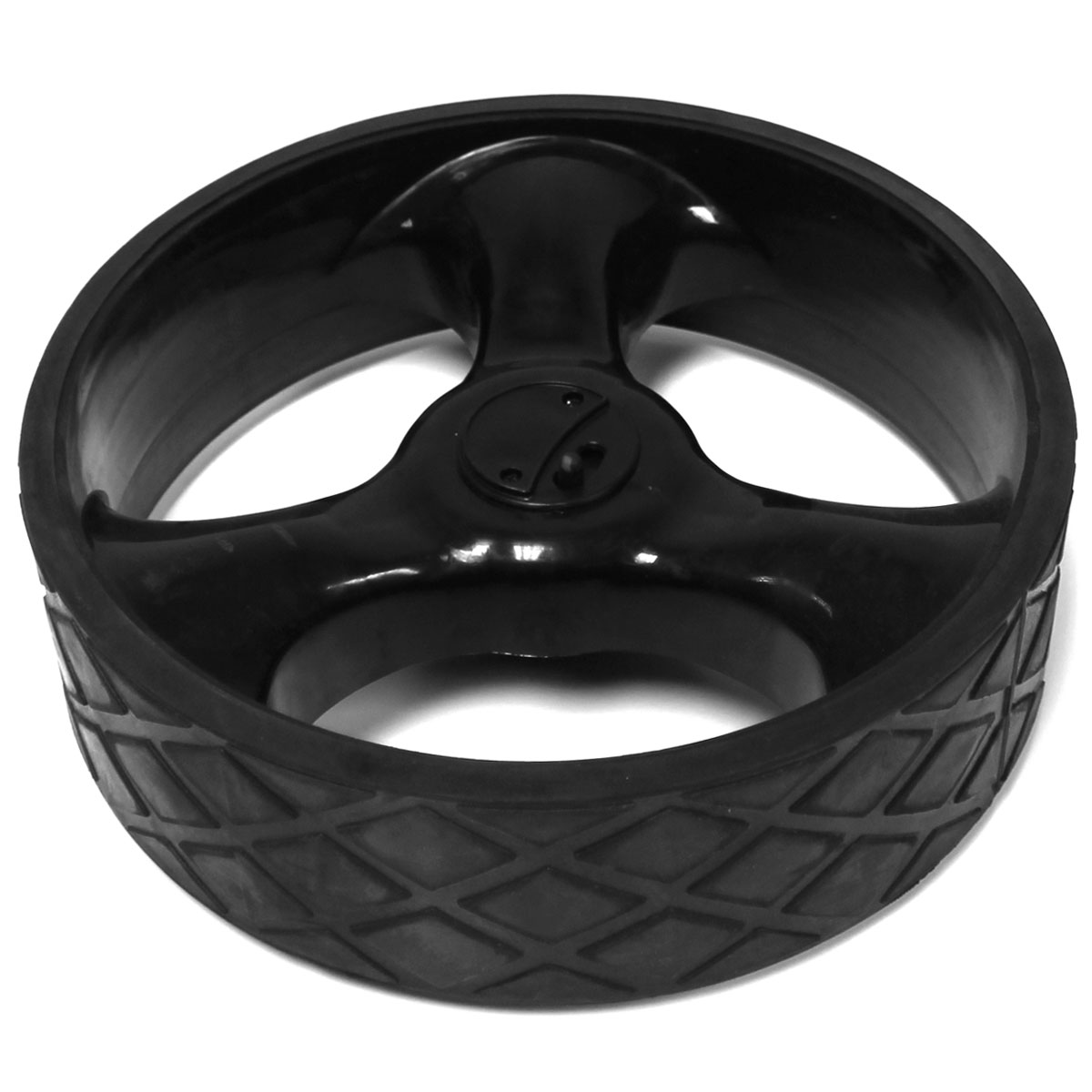 Charles Bentley Golf Trolley Spare Replacement Left Wheel in Black