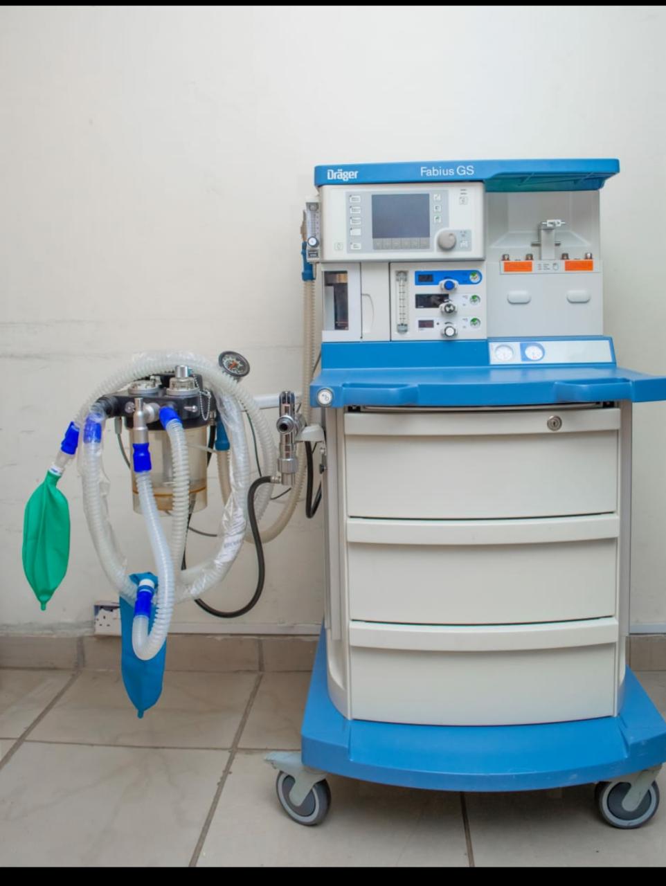 Anaesthesia Machine with Two Vapourizers