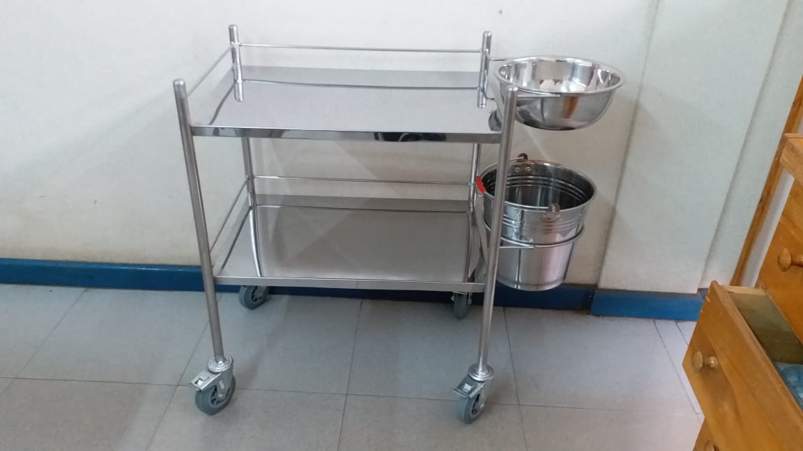 Dressing Trolley stainless steel