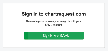 Enterprise-level SAML authentication for release of information software
