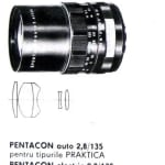 Pentacon 135mm f/2.8 MC auto