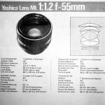 Yashica ML 55mm f/1.2