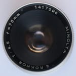 Minolta E.Rokkor 75mm f/4.5