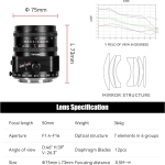 7Artisans 50mm F 1.4 Tilt/Shift