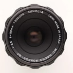 Minolta Rokkor-QF 50mm f/3.5 MC Macro