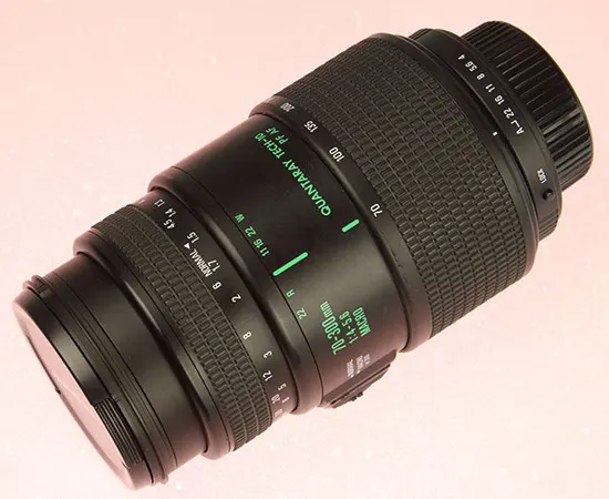 Quantaray Tech-10 PF AF 70-300mm f/4-5.6 Macro