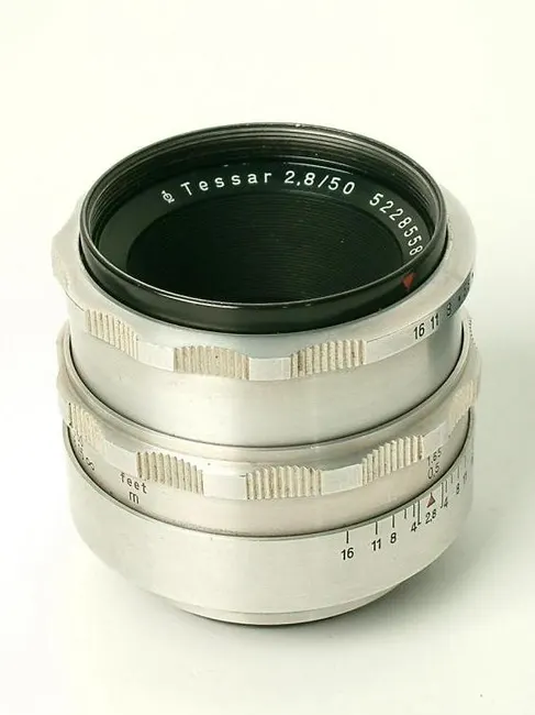 Carl Zeiss Jena Tessar 50mm f/2.8 semi-auto