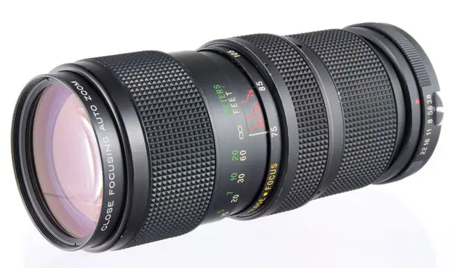 Vivitar 75-205mm f/3.8 Close Focusing Auto (Kino/Kiron)
