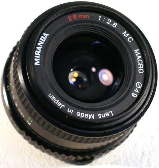 Miranda 28mm f/2.8 MC Macro