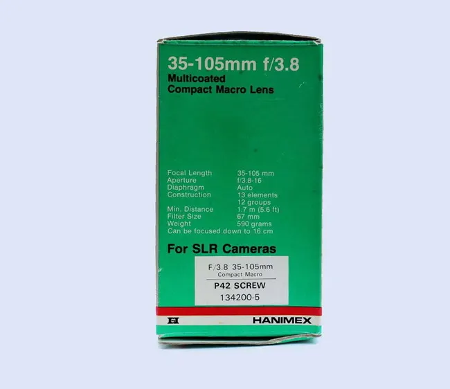 Hanimex 35-105mm f/3.8 MC Automatic
