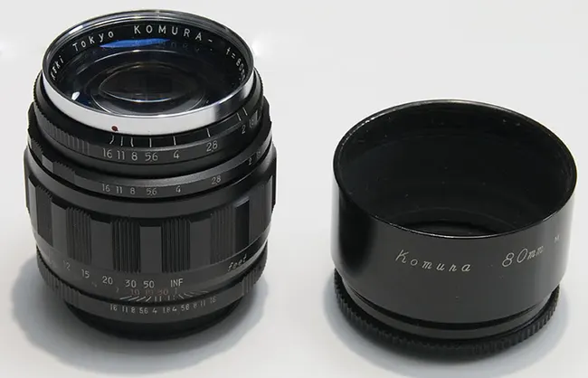 Komura 80mm f/1.8