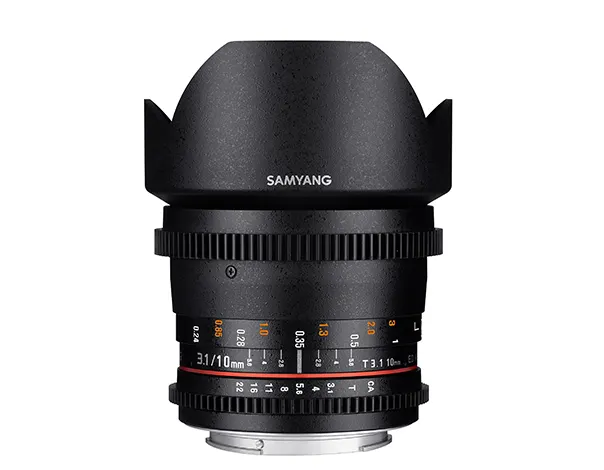 Samyang 10mm T/ 3.1 VDSLR ED AS NCS CS II