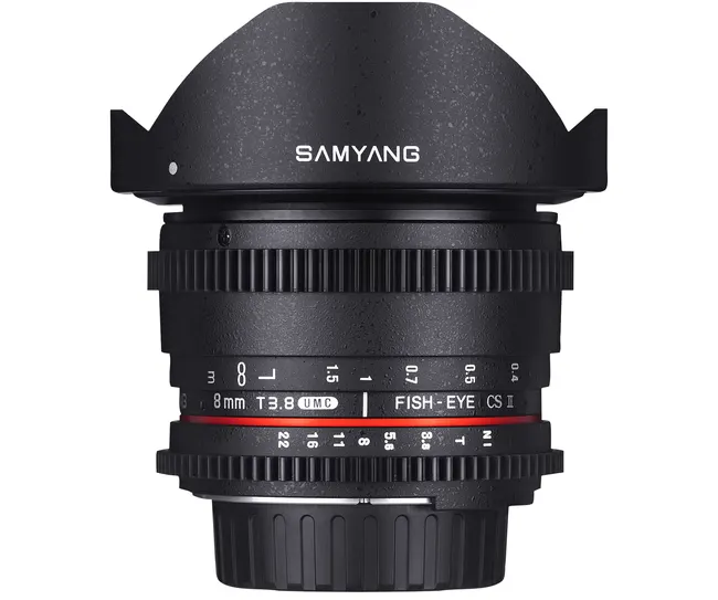 Samyang 8mm T/ 3.8 UMC Fisheye CS II VDSLR