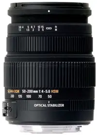 Sigma AF 50-200mm f/4-5.6 DC OS HSM