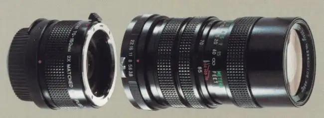 Vivitar 70-150mm f/3.8 Close Focusing Zoom (2 touch version)