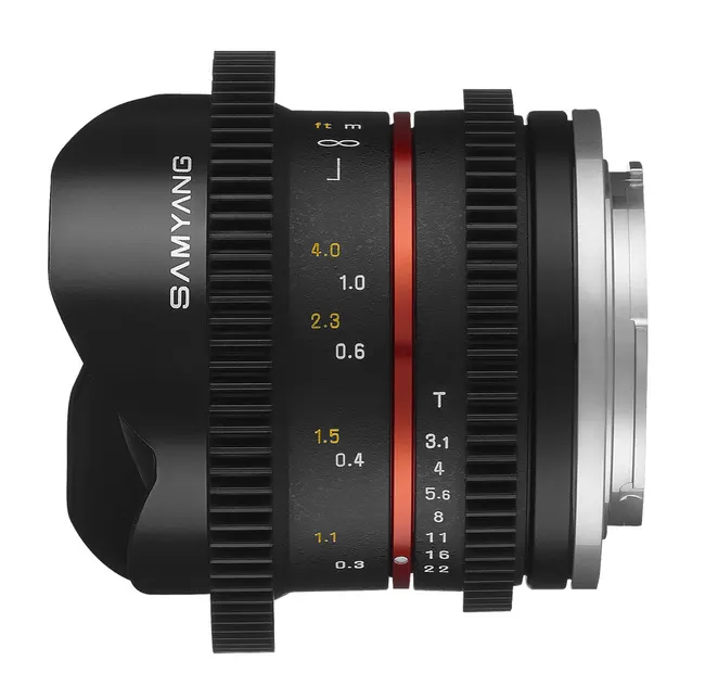Samyang 8mm T/ 3.1 V-DSLR UMC Fish-eye II