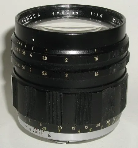 Komura 85mm f/1.4