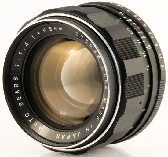 Sears 55mm f/1.4 Auto