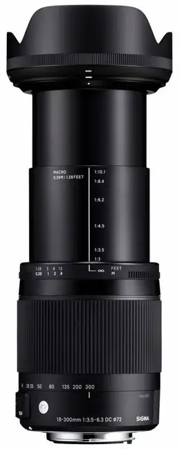 Sigma DC C 18-300mm f/3.5-6.3 OS HSM Macro