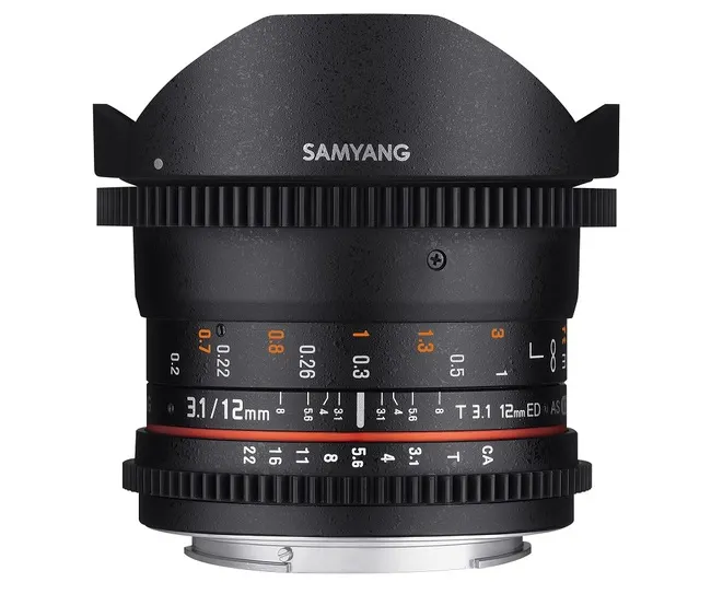 Samyang 12mm T/ 3.1 ED AS NCS Fisheye